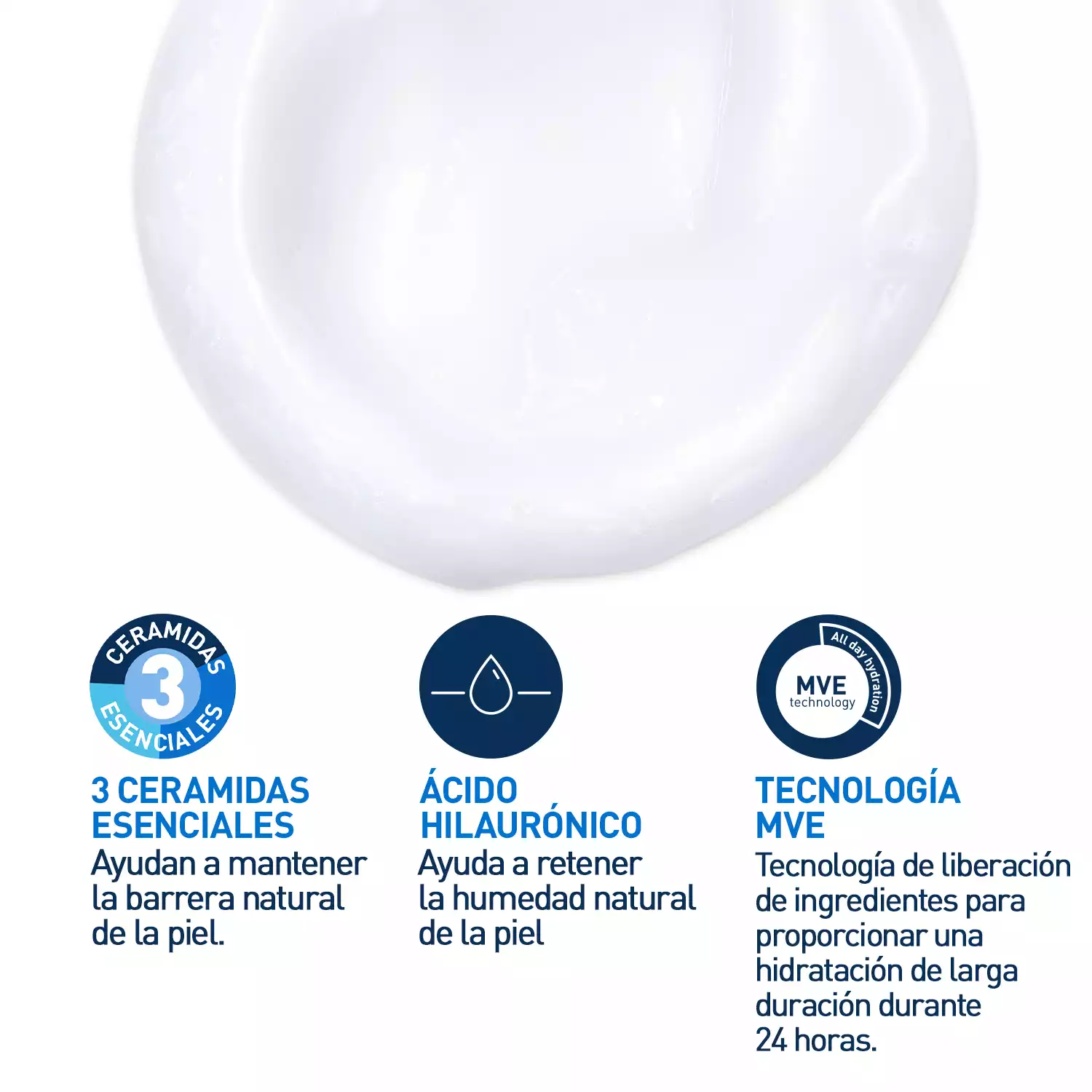 CeraVe Crema Limpiadora Hidratante Hydrating Cleanser 236ml - Imagen 2
