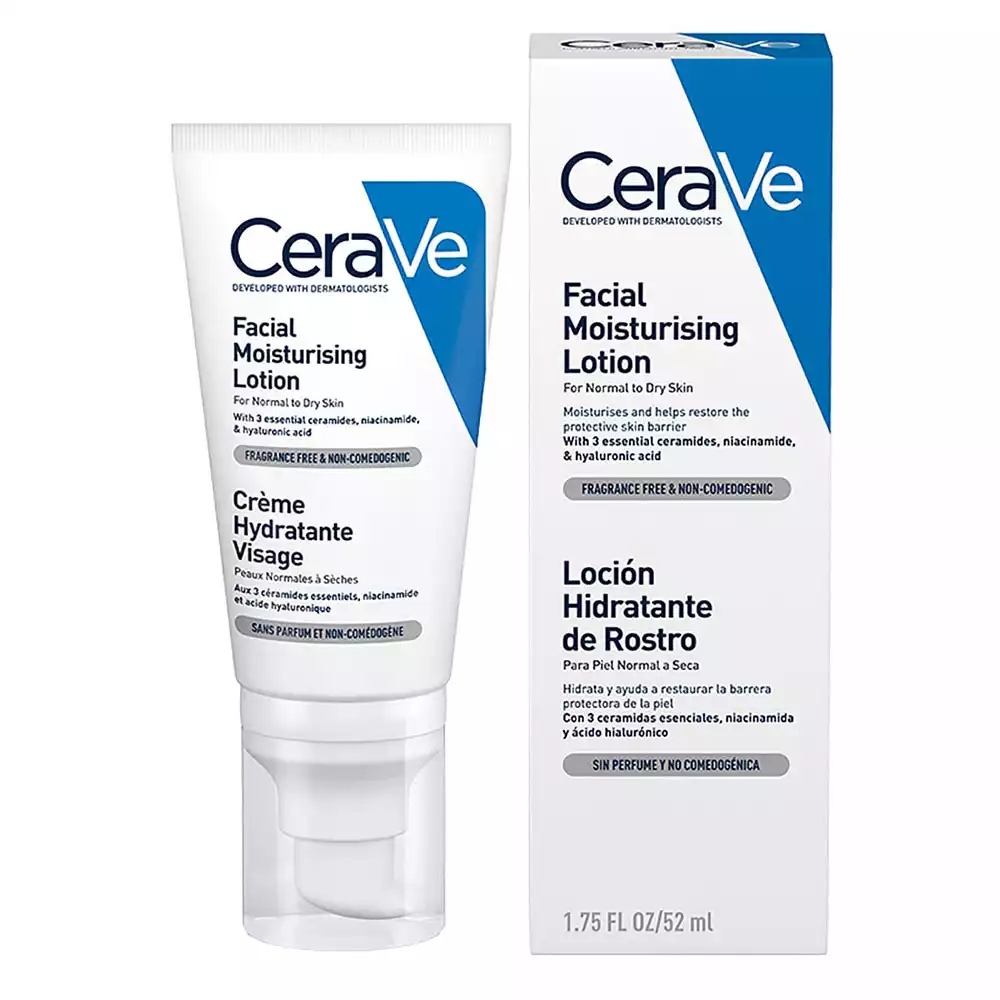 CeraVe Crema Hidratante Facial PM Facial Mositurizing Lotion 52ml - Imagen 16