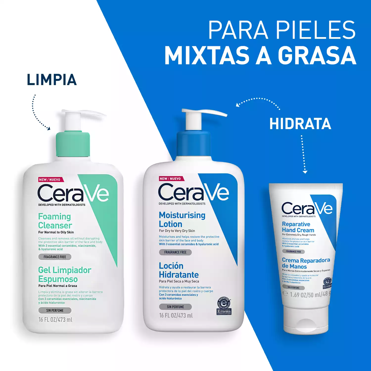 CeraVe Crema Hidratante Facial PM Facial Mositurizing Lotion 52ml - Imagen 5